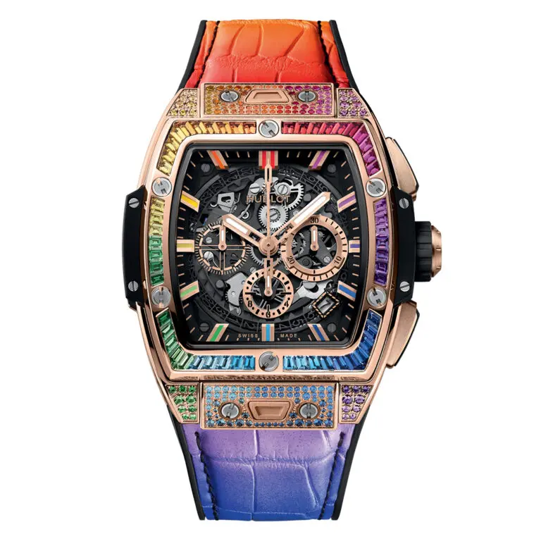 Spirit of Big vintage gold concord watchesBang King Gold Rainbow 42mm