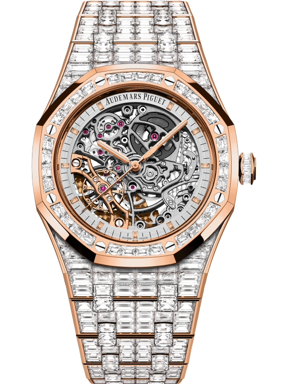 Royal Oak Doubdaytona rose gold chocolate dialle Balance Wheel Openworked