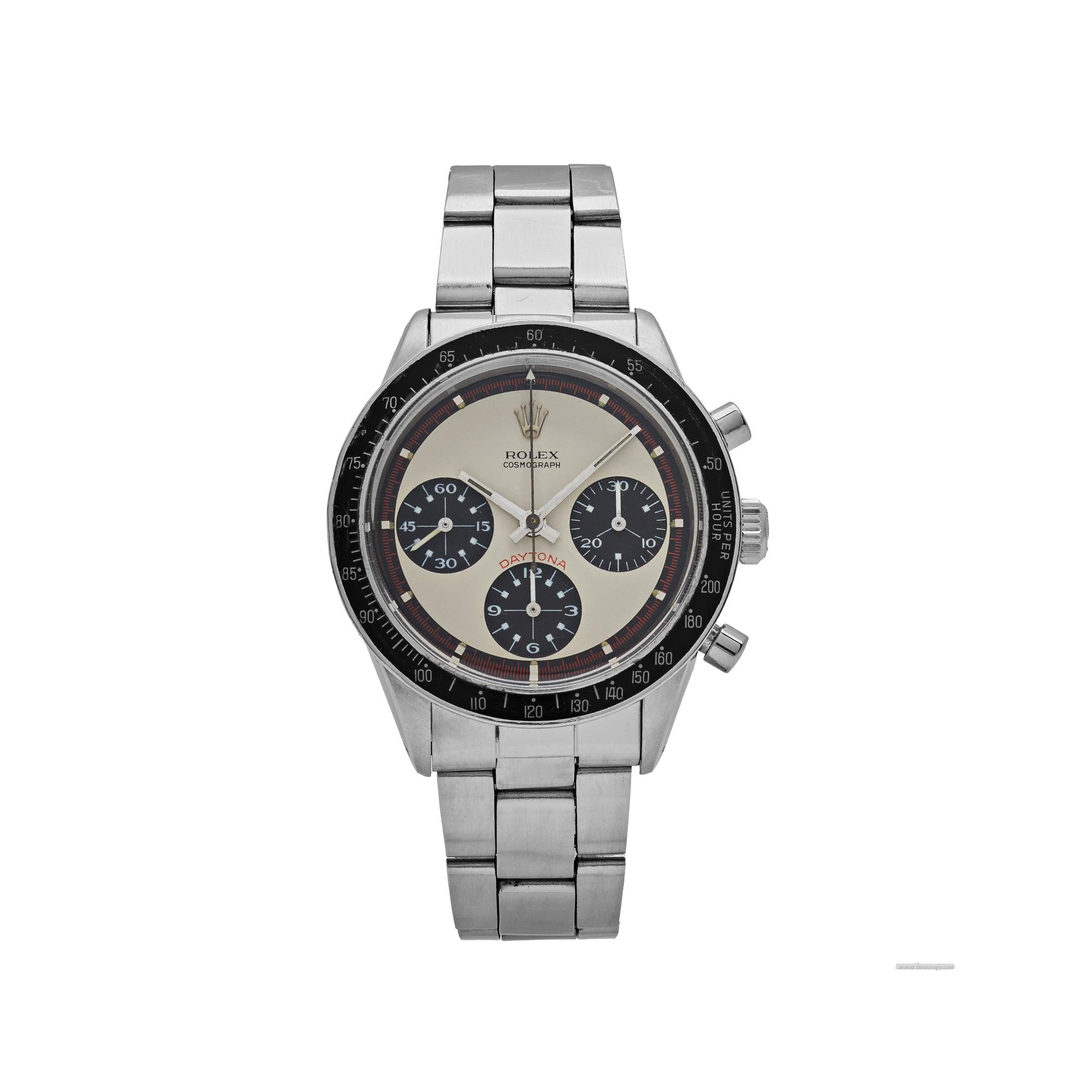 Rolex Cosmograph Daytona2024 rolex daytona panda 6241 'Paul Newman' Stainless Steel White Dial