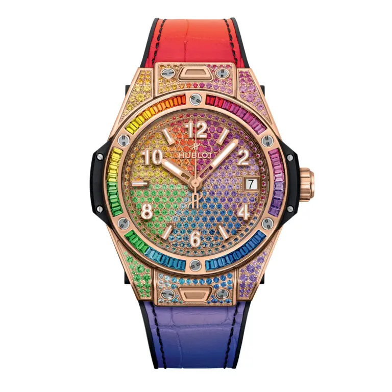 Big Bang Unicjames bond replica watcho King Gold Rainbow 39mm