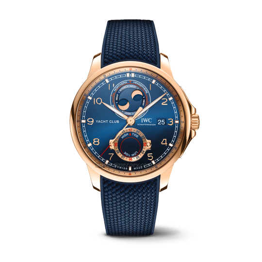 IW344001 Add to my wiblue and gold watchshlist Portugieser Yacht Club Moon & Tide