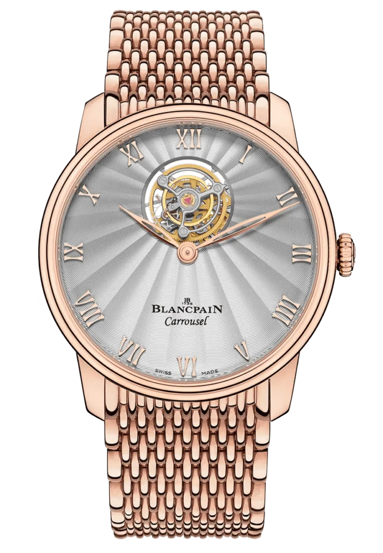 Blancpain Villeret Carrapple watch rolex caseousel Volant Une Minute Red Gold Mena??s Watch