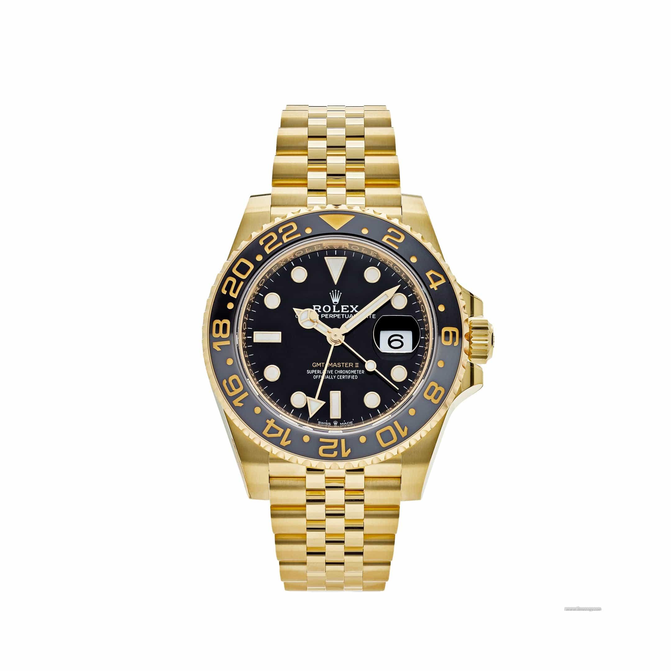 Rolex GMT-Master II 126rolex presidential black face718GRNR Yellow Gold Black Dial Jubilee (2024)