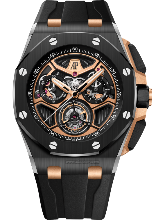 Royal Oak Offshoreiced out replica watches Selfwinding Tourbillon Chronograph