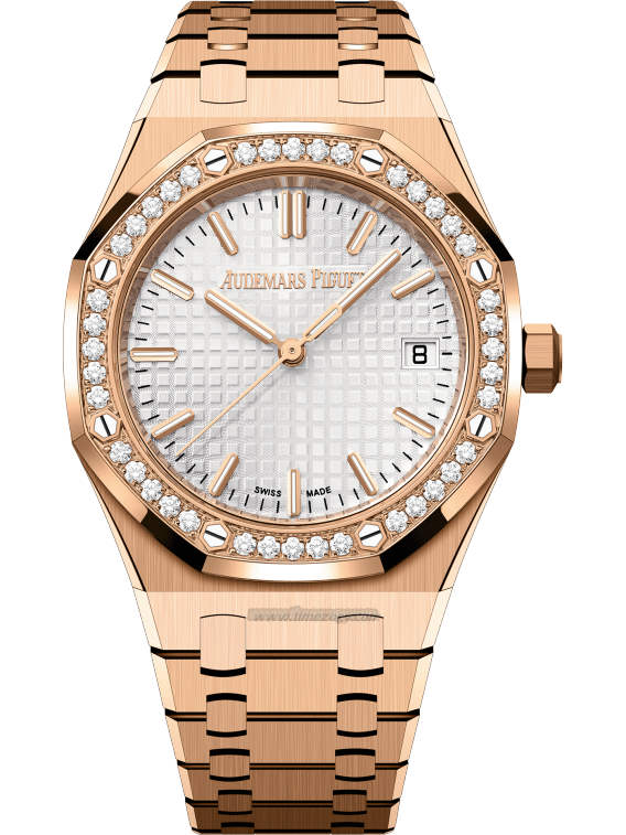 Royal Owomen's 14k gold watches with diamondsak Selfwinding