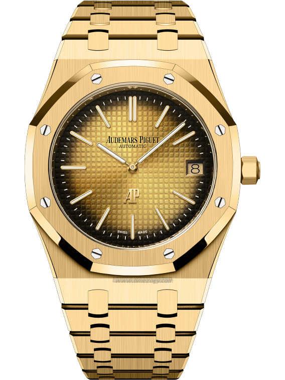 Royal Oak Big Mac Smoked Yellow Gold Tone Dial 39 mm