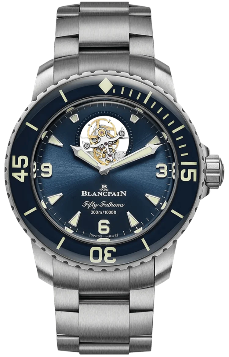 Blancpain Fifty Fathomrolex 16628 yacht masters Tourbillon 8 Jours Titanium Mena??s Watch