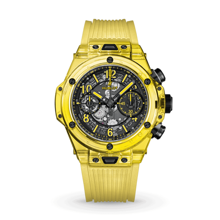 Big Bang Urolex two tone rose goldnico Yellow Sapphire